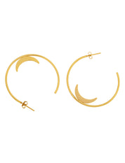 Pastiche  Summer Moon Earrings -