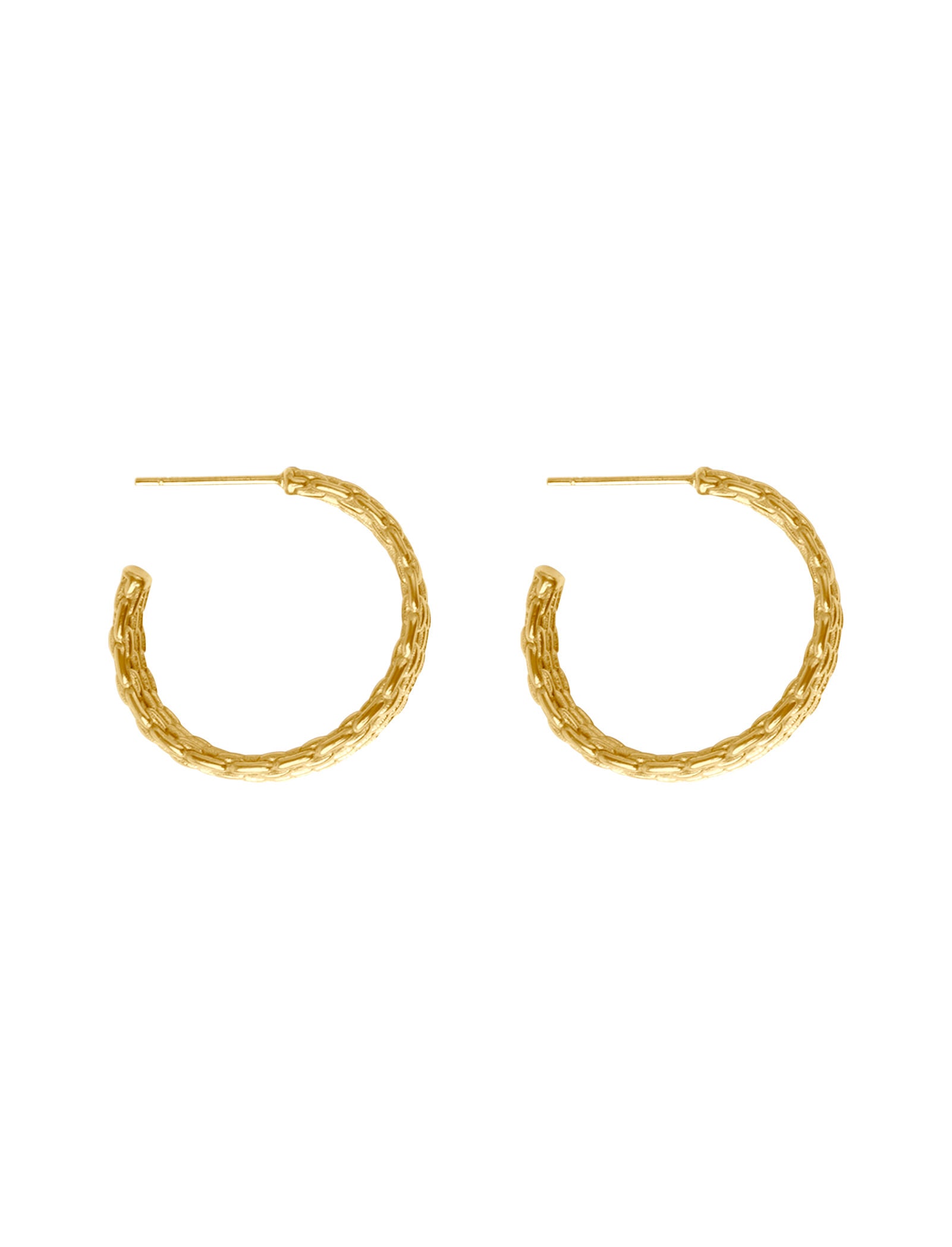Pastiche  Woven Hoops - E1974YG