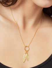 Pastiche  Dream Catcher Necklace - J1109YG_45